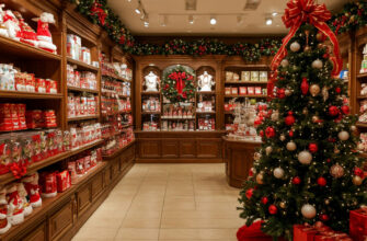 новогодний магазин