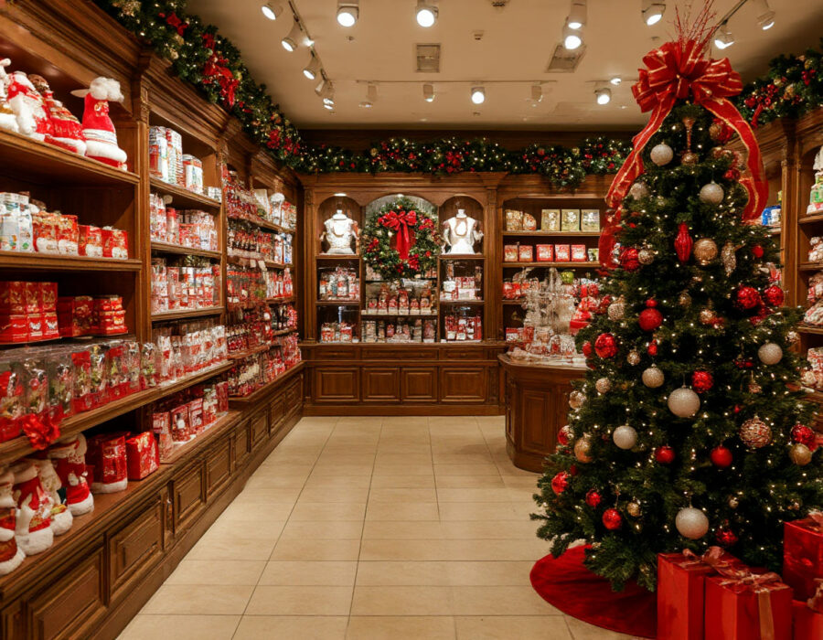 новогодний магазин