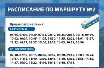 расписание автобусов